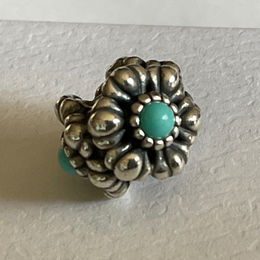 Pandora turquoise charm - Picture 3 of 4